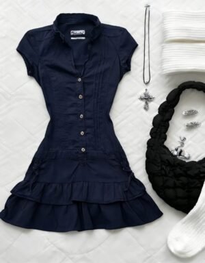 Hana Clare fitted mini dress