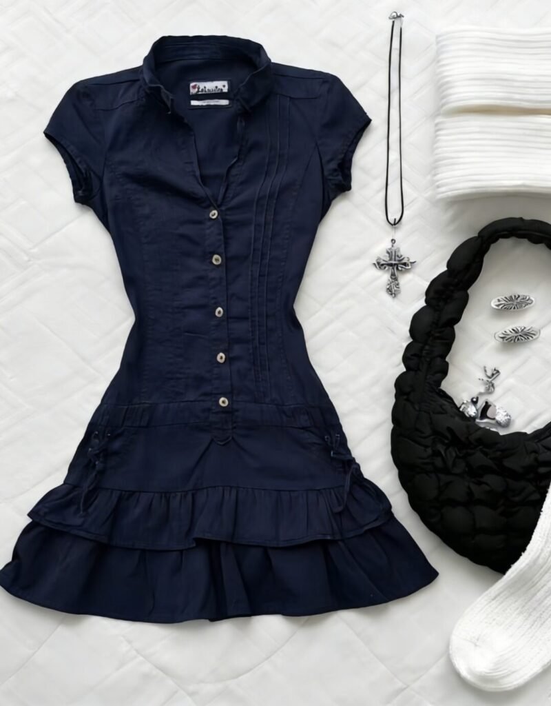 Hana Clare fitted mini dress