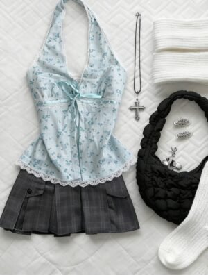 Louise May halter neck top