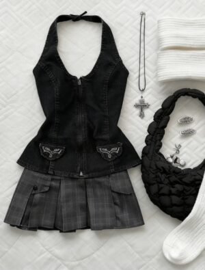 Elise Rowan halter neck top