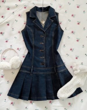 Iroha Louise mini denim dress