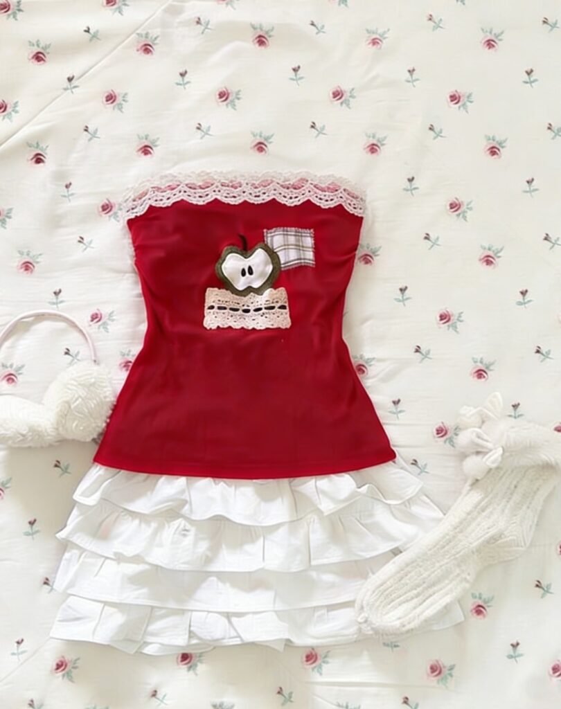 Suzu Delphine apple tube top