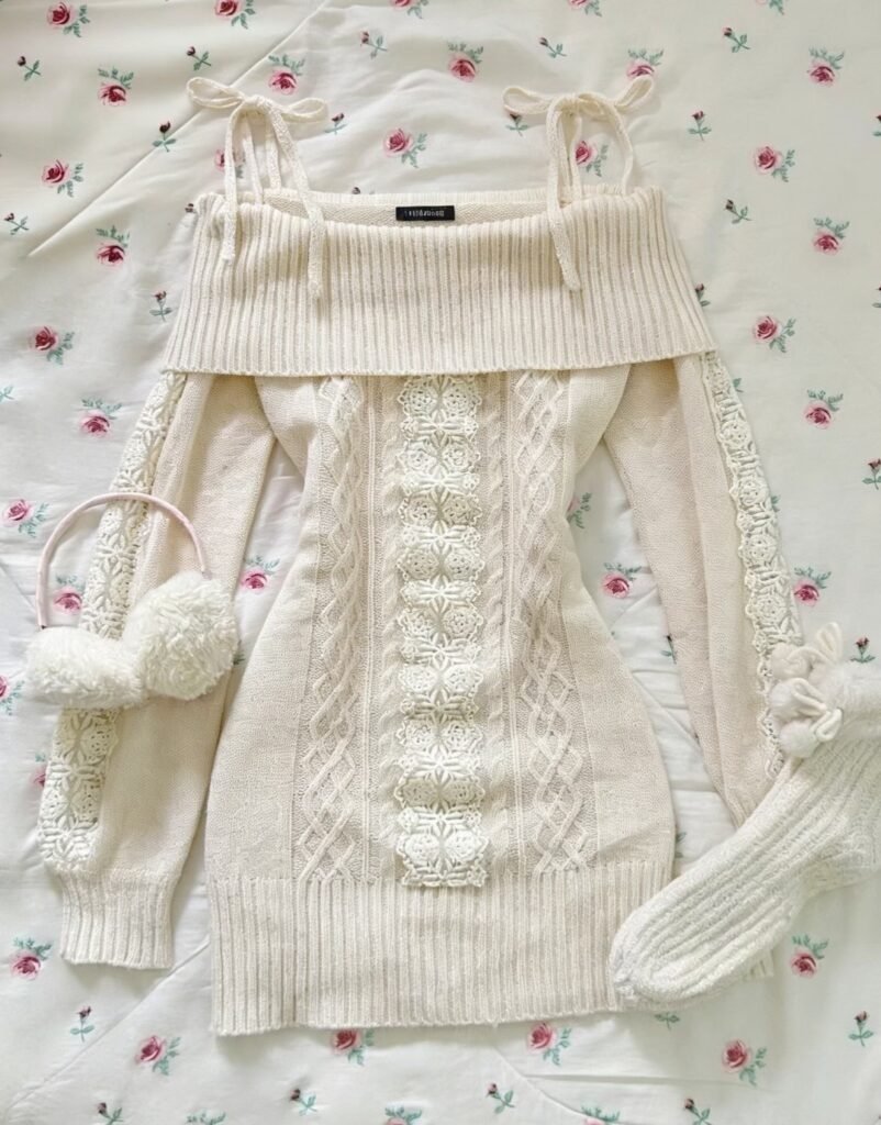 Clara Yume lace mini dress
